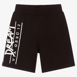Versace-Boys Black Dream Logo Shorts | Childrensalon Outlet
