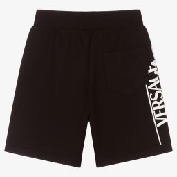 Versace-Boys Black Dream Logo Shorts | Childrensalon Outlet