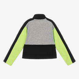 Versace-Boys Black & Grey Cotton Sweatshirt | Childrensalon Outlet