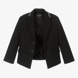Versace-Черный блейзер для мальчиков | Childrensalon Outlet