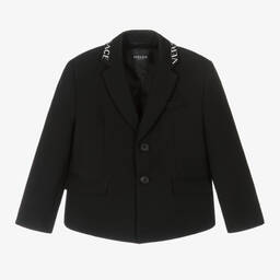 Versace-Черный блейзер для мальчиков | Childrensalon Outlet