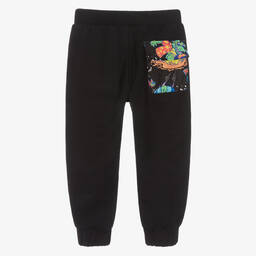 Versace-جوغرز قطن لون أسود للأولاد | Childrensalon Outlet