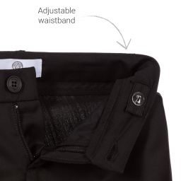 Versace-Boys Black Wool Tuxedo Suit | Childrensalon Outlet