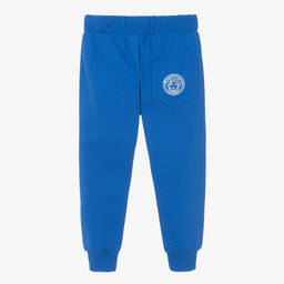 Versace-Синие хлопковые джоггеры Greca | Childrensalon Outlet