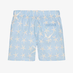Versace-Голубые шорты Stella Marina из хлопка для малышей | Childrensalon Outlet