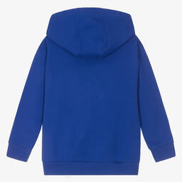 Versace-توب هودي قطن لون أزرق للأولاد | Childrensalon Outlet