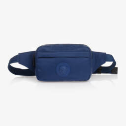 Versace-Синяя поясная сумка Medusa & Greca (16см) | Childrensalon Outlet