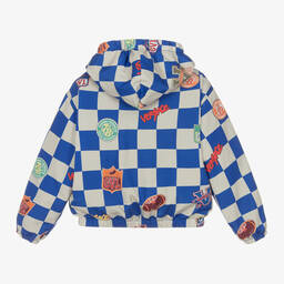 Versace-جاكيت كاروهات لون أزرق للأولاد | Childrensalon Outlet