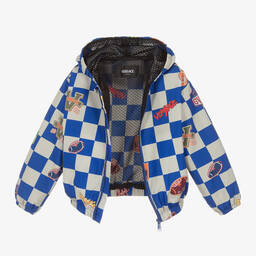 Versace-جاكيت كاروهات لون أزرق للأولاد | Childrensalon Outlet