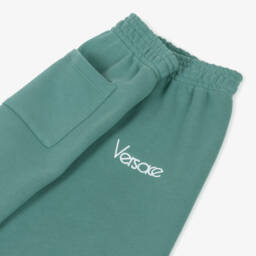 Versace-شورت جيرسي أخضر كاجوال للأولاد | Childrensalon Outlet