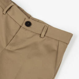 Versace-Boys Classic Beige Cotton Pants | Childrensalon Outlet