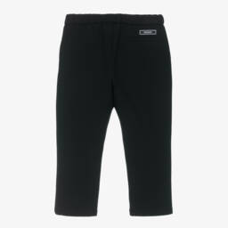 Versace-Boys Classic Black Knit Trousers | Childrensalon Outlet