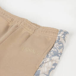 Versace-Boys Cotton Beige Barocco Trousers | Childrensalon Outlet