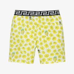 Versace-شورت سباحة بنقشة زهور للأولاد | Childrensalon Outlet