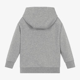 Versace-توب هودي قطن لون رمادي للأولاد | Childrensalon Outlet