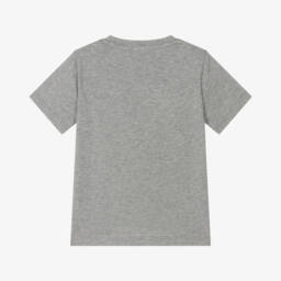 Versace-تي شيرت قطن رمادي برسومات للأولاد | Childrensalon Outlet