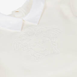 Versace-Boys Ivory Logo Cotton Set | Childrensalon Outlet