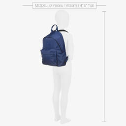 Versace-Boys Royal Blue Logo Backpack | Childrensalon Outlet