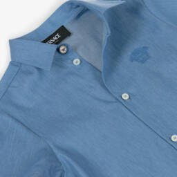Versace-Boys Soft Blue Cotton Top | Childrensalon Outlet