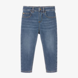 Versace-Boys Soft Blue Denim Trousers | Childrensalon Outlet