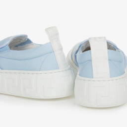 Versace-Boys Starfish Print Slip-On Trainers | Childrensalon Outlet