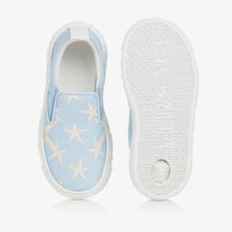Versace-Boys Starfish Print Slip-On Trainers | Childrensalon Outlet