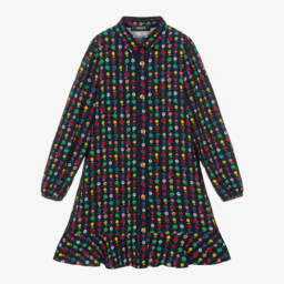 Versace-فستان فيسكوز لون أسود | Childrensalon Outlet