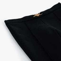 Versace-بنطلون جيرسي ميلانو لون أسود للبنات | Childrensalon Outlet