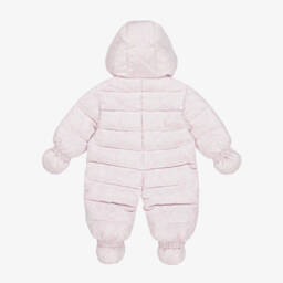 Versace-Розовый зимний комбинезон Barocco для малышек | Childrensalon Outlet