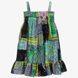 Versace-Girls Cotton Dress | Childrensalon Outlet
