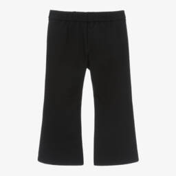 Versace-بنطلون ميلانو جيرسي لون أسود للبنات | Childrensalon Outlet