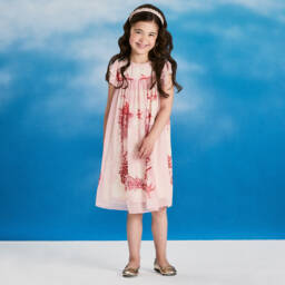 Versace-Золотистые туфли-лодочки Medusa из кожи для девочек | Childrensalon Outlet