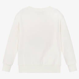 Versace-Кремово-розовый свитшот с принтом Medusa | Childrensalon Outlet