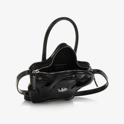 Versace-Черная кожаная сумка в форме звезды (19см) | Childrensalon Outlet