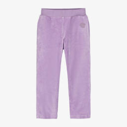 Versace-Girls Lilac Velvet Trousers | Childrensalon Outlet