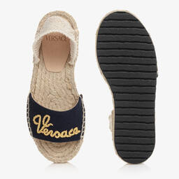 Versace-Синие эспадрильи для девочек | Childrensalon Outlet