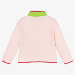 Versace-Girls Pink Fleece Jacket  | Childrensalon Outlet