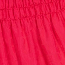 Versace-فستان أطفال بناتي ساتان جاكارد لون زهري | Childrensalon Outlet