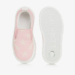 Versace-حذاء رياضي سهل الإنتعال لون زهري | Childrensalon Outlet