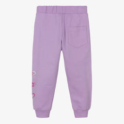 Versace-جوغرز قطن لون بنفسجي للبنات | Childrensalon Outlet