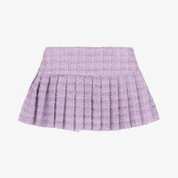 Versace-Фиолетовая юбка из твида | Childrensalon Outlet