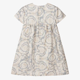 Versace-Шелковое платье с барочным изяществом для девочек | Childrensalon Outlet