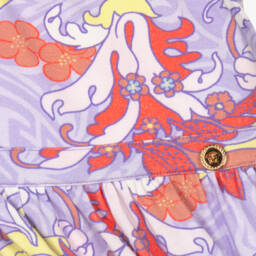 Versace-Girls Soft Lilac Jersey Dress | Childrensalon Outlet
