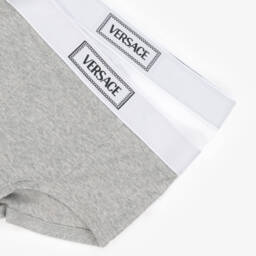 Versace-Girls Twin Set Soft Jersey Briefs | Childrensalon Outlet