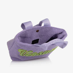 Versace-حقيبة قطن لون بنفسجي للبنات (27 سم) | Childrensalon Outlet