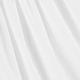 Versace-فستان قطني أبيض مطرز للبنات | Childrensalon Outlet