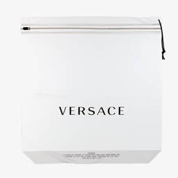Versace-Белый купальник с орхидеями | Childrensalon Outlet
