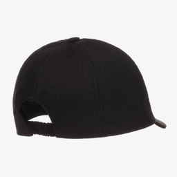 Versace-Teen Black Cotton Logo Cap | Childrensalon Outlet