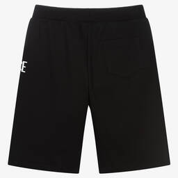 Versace-Teen Black Greca Logo Shorts | Childrensalon Outlet