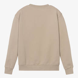 Versace-Бежевый хлопковый свитшот для мальчиков-подростков | Childrensalon Outlet